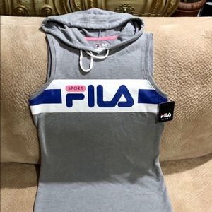 COPY - Fila New Gray Pullover Fleece Dress